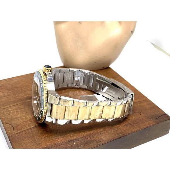 Gevril Men's Watch 46703 Riverside Swiss Automatic Green Dial Two Tone 43mm - Picture 9 of 14